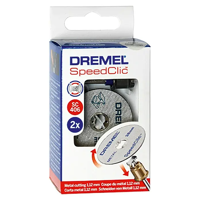 Dremel EZ SpeedClic Starter-Set Mod. SC 406 - 3 -tlg. - Vorderansicht