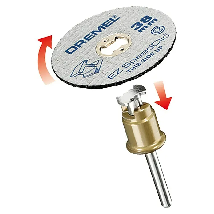 Dremel EZ SpeedClic Starter-Set Mod. SC 406 - 3 -tlg. - Vorderansicht