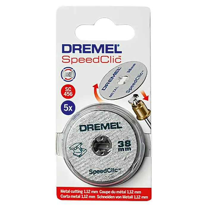 Dremel EZ SpeedClic Rezni disk No 28155 - 38 mm, 12 Kom. - Pogled sprijeda