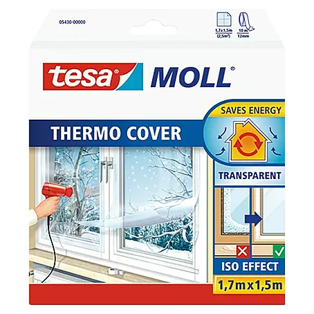 Tesa MOLL Fensterisolierfolie Thermo Cover