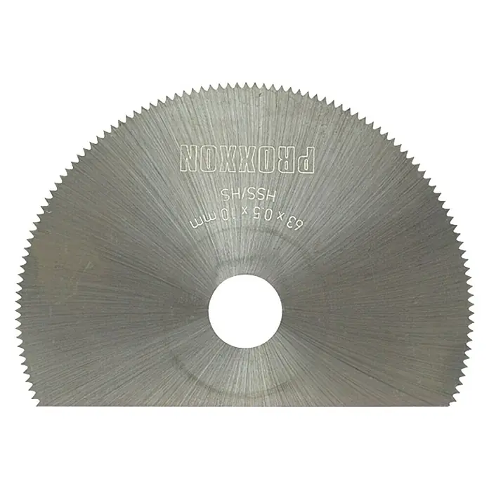 Proxxon Hoja separadora N.º 28900 - Acero HS, 65 mm, Específico para: Lijadora triangular Proxxon Micromot OZI 220/E - Vista frontal
