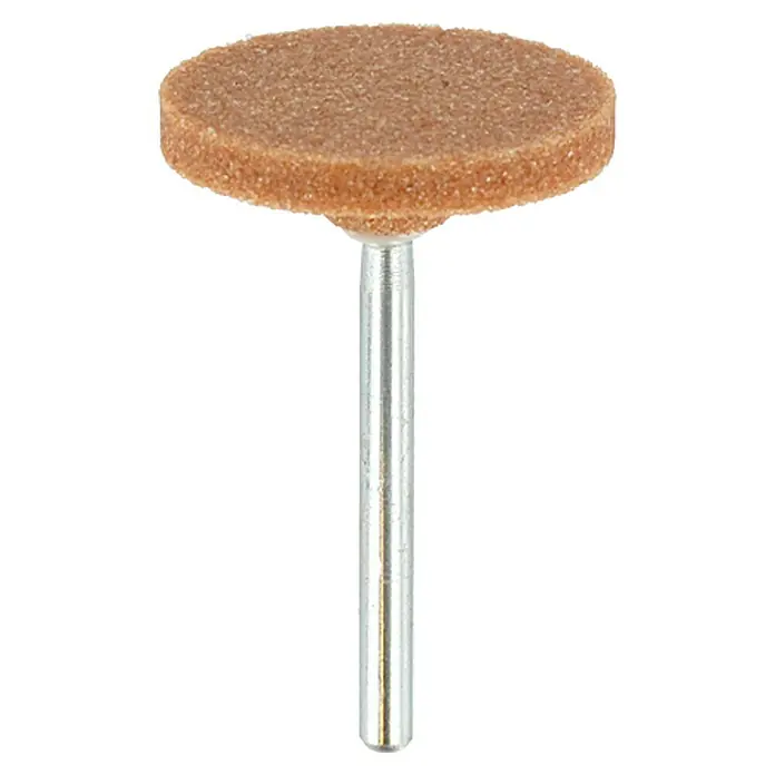 Dremel Korund-Schleifspitze Mod. 8215 - Durchmesser Kopf: 25,4 mm Teller, 1 Stk. - Vorderansicht