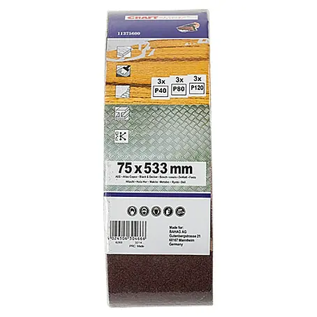 Craftomat  Set traka za brušenje