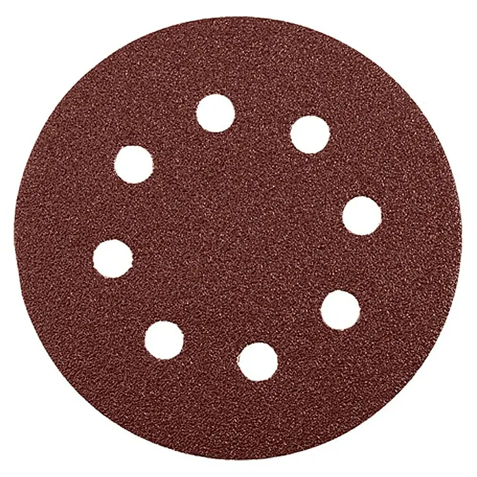 Craftomat Set ljepljivih brusnih ploča - Promjer: 125 mm, 24 -dij. - Pogled sprijeda