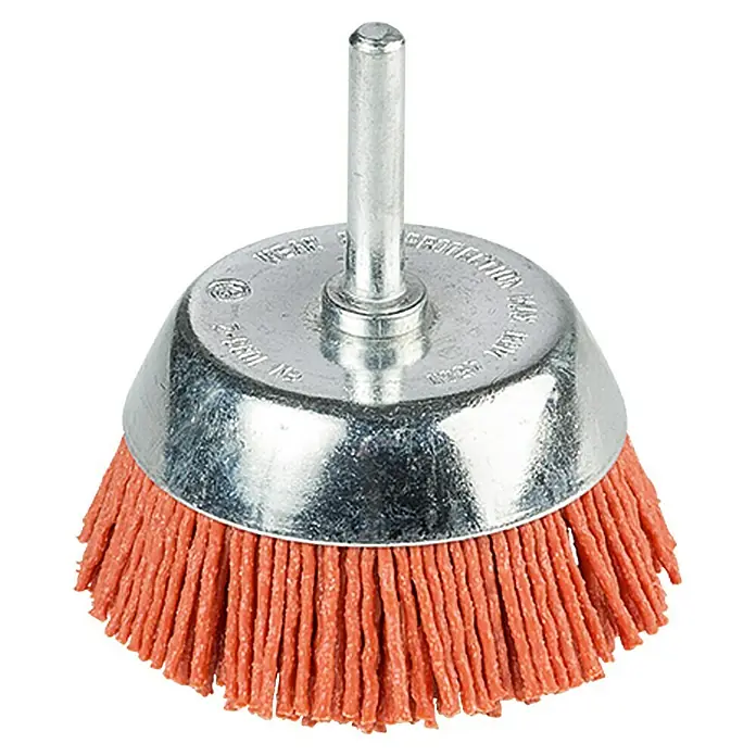 Craftomat Nylon-Topfbürste - Passend für: Bohrfutter, Durchmesser: 65 mm, Durchmesser Schaft: 6 mm