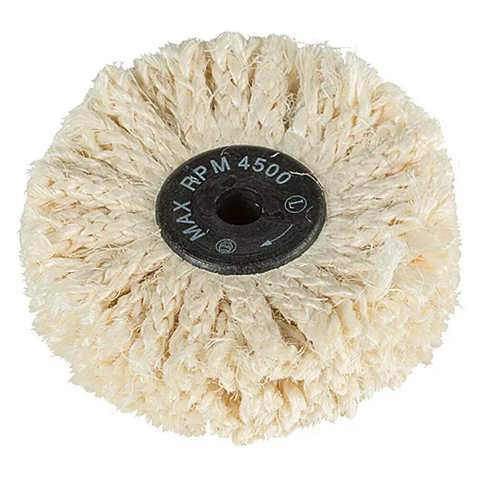 Craftomat Sisal-Kordelbürste - Durchmesser: 85 mm, Breite: 20 mm, Geeignet für: Metall