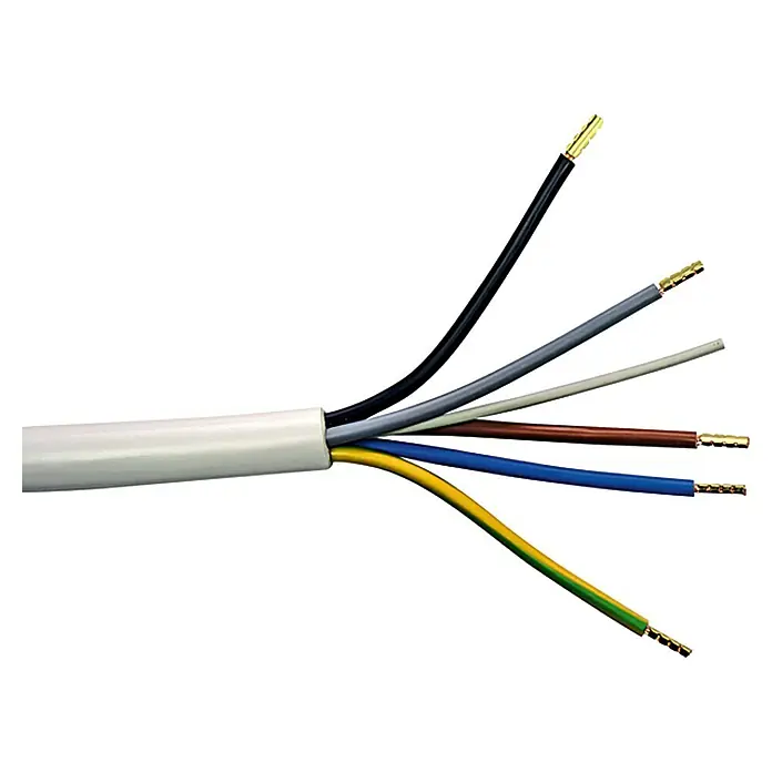 PVC izolirani kabel - H05VV-F5G2,5, 1,5 m, Bijele boje
