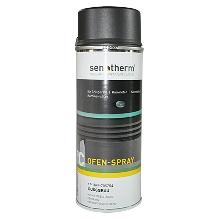 Sprej za popravak boje na kaminu - Sivi lijev, 400 ml
