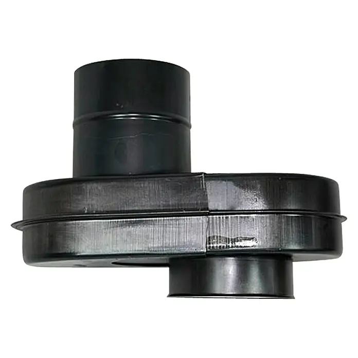 Flachknie - Durchmesser: 120 mm, Verstellbar: 40 mm - 120 mm, Schwarz