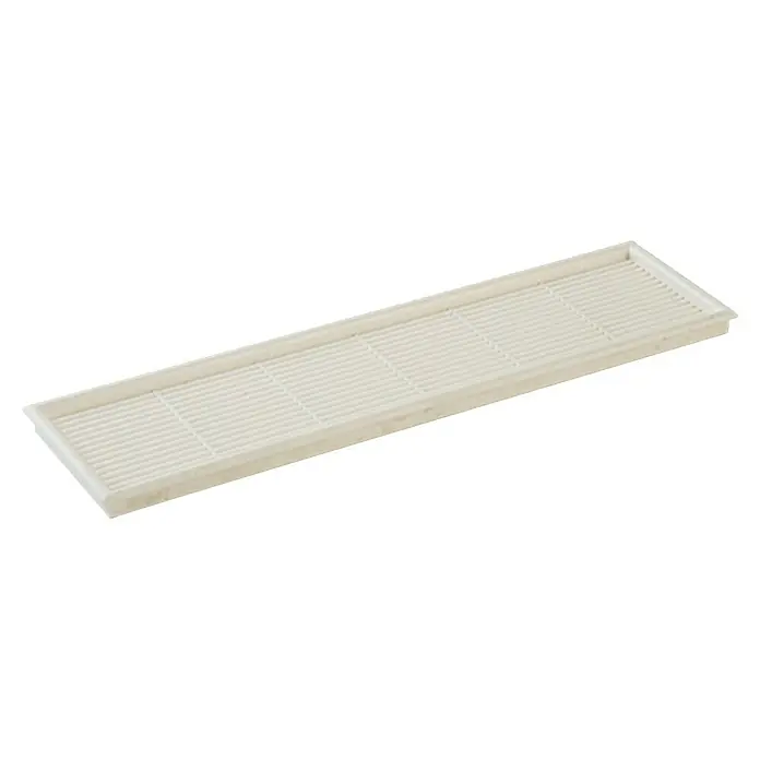 Air-Circle Rešetka za protok zraka u unutarnjem prostoru - 20,2 x 5,3 cm, Bijele boje - Pogled odozgo