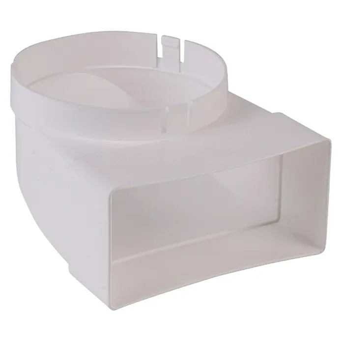 Air-Circle Zakretni dio - Dimenzije spojnog dijela: 111 x 54 mm, Promjer spojnog dijela: 100 mm - Pogled s desne strane