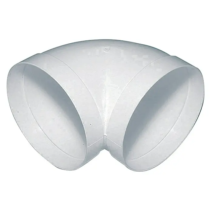 Air-Circle Luk za okruglu cijev od ventilacije - Promjer: 100 mm, Kutnik: 90 °