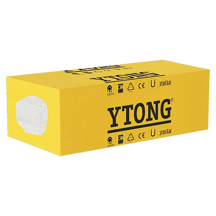 Ytong Ausbauplatte - 57,5 x 10 x 25 cm, 3 Stk. - Vorderansicht