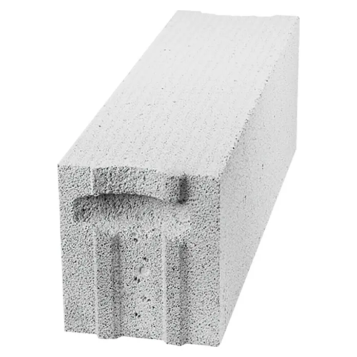 Ytong Porenbetonstein - 60 x 17,5 x 20 cm - Vorderansicht