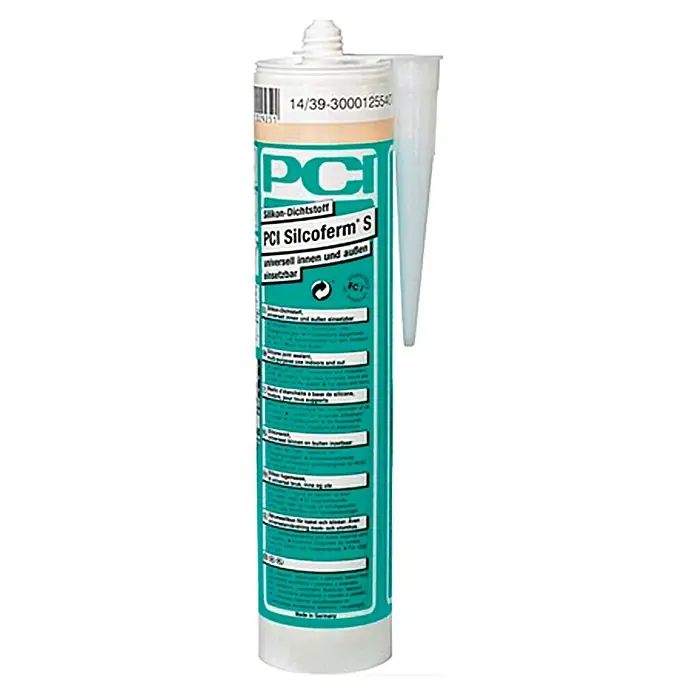 PCI Silikon Silcoferm S - Anthrazit, 310 ml - Vorderansicht
