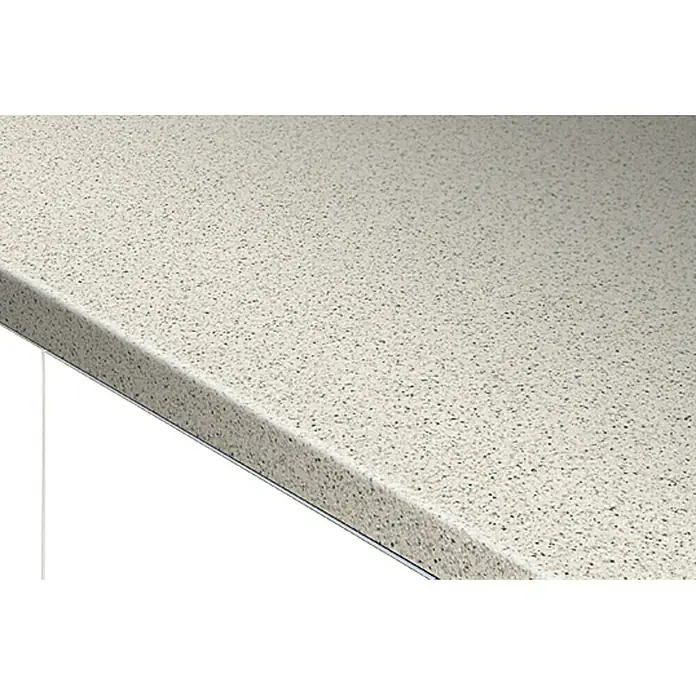 Resopal Basic Küchenarbeitsplatte nach Maß - Arctic Melange, Max. Zuschnittsmaß: 365 cm, Stärke: 3,8 cm, Breite: 60 cm - Detailaufnahme