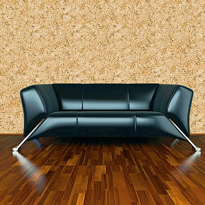 Mako Creativ Line Leder-Effektstempel - 15 x 15 cm, Synthetikleder, Holz