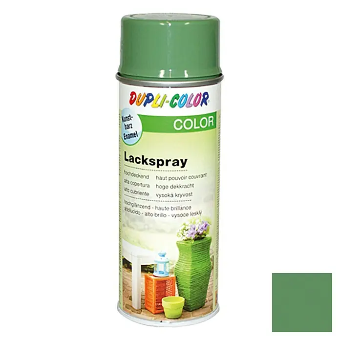 Dupli-Color Color Lakspray RAL 6011 Resedagroen - Resedagroen, Glanzend, 400 ml - Vooraanzicht