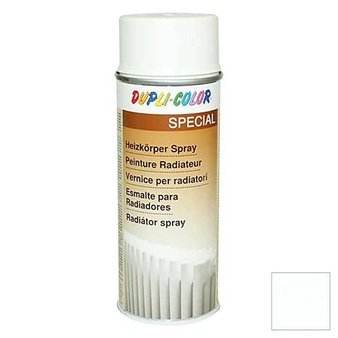 Dupli-Color Special Radiatorspray RAL 9010 Zuiver wit - Zuiver wit, Zijdemat, RAL 9010, 400 ml - Vooraanzicht