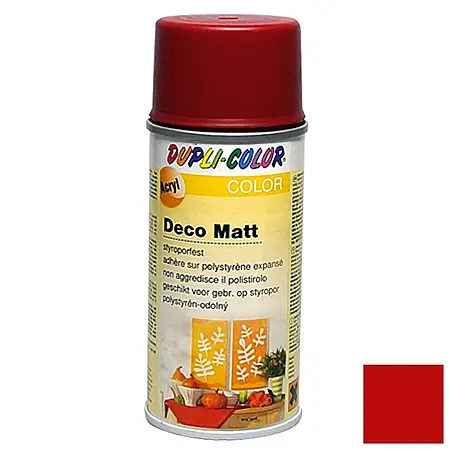 Dupli-Color Deco Mat Acrylspuitlak RAL 3003 Robijnrood