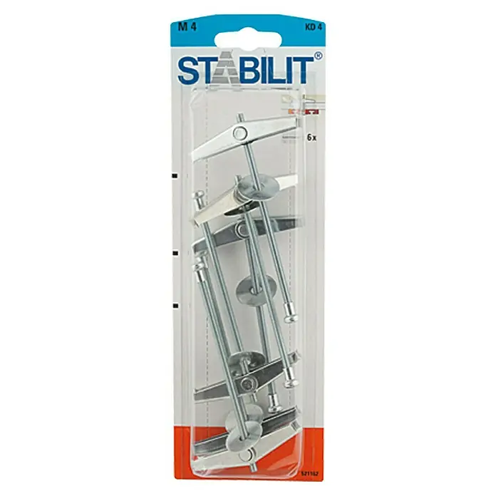 Stabilit Preklopne tiple KD4K - Duljina tiple: 105 mm, 6 kom, Promjer provrta: 14 mm - Pogled sprijeda