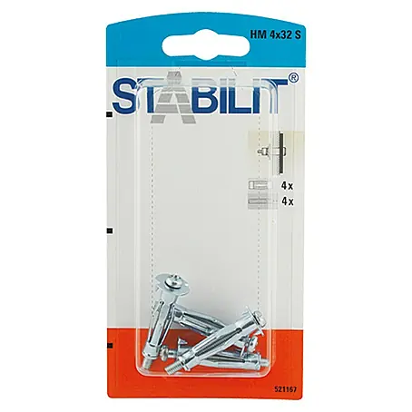 Stabilit  Metalna tipla za šupljine HM 4 X 32 S