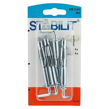 Stabilit  Set metalnih tipli za šuplje građevinske materijale