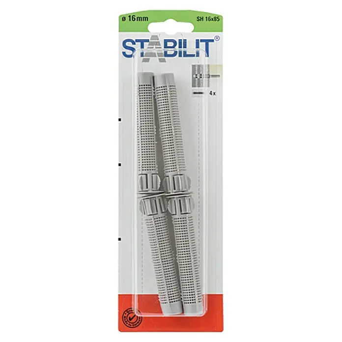 Stabilit Rešetkasta čahura - Ø x D: 16 x 85 mm, 4 kom - Pogled sprijeda