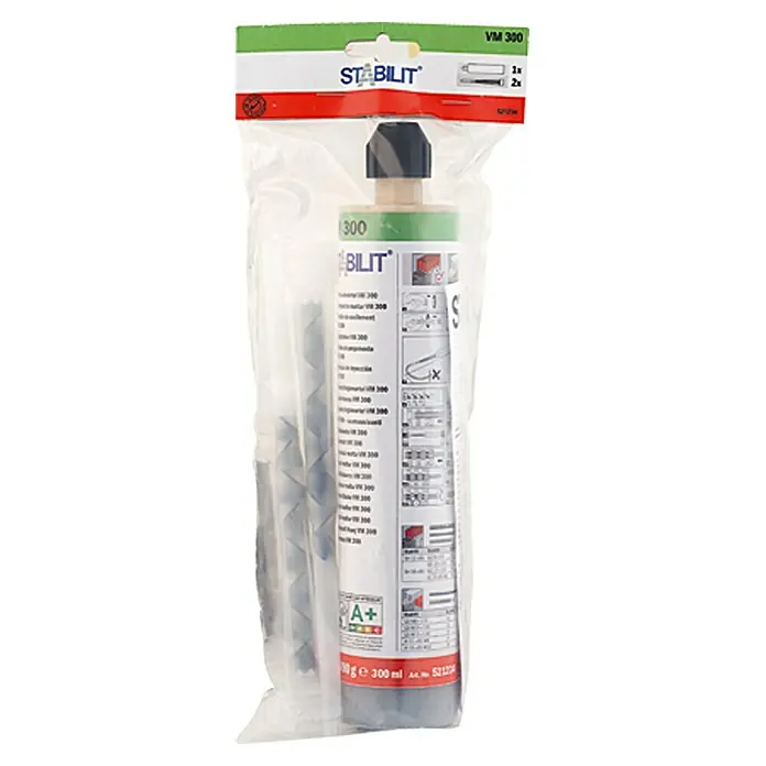 Stabilit Injekcijski mort VM 300 - 300 ml, Svijetlosive boje - Pogled sprijeda