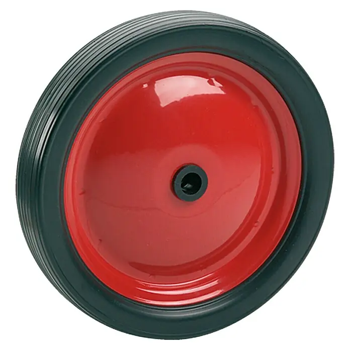 Stabilit Leichtes Rad - Durchmesser: 180 mm, Traglast: 20 kg, Gleitlager, Rillenprofil - Ansicht von oben