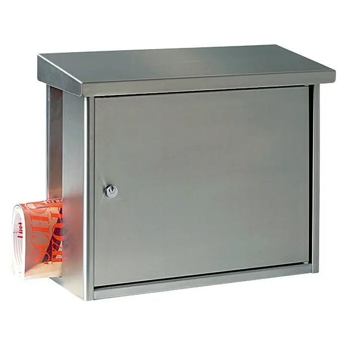 Burg-Wächter Briefkasten Hanseatic - 436 x 175 x 342 mm, Format Einwurf: DIN C4, 334 x 33 mm - Linke Seitenansicht
