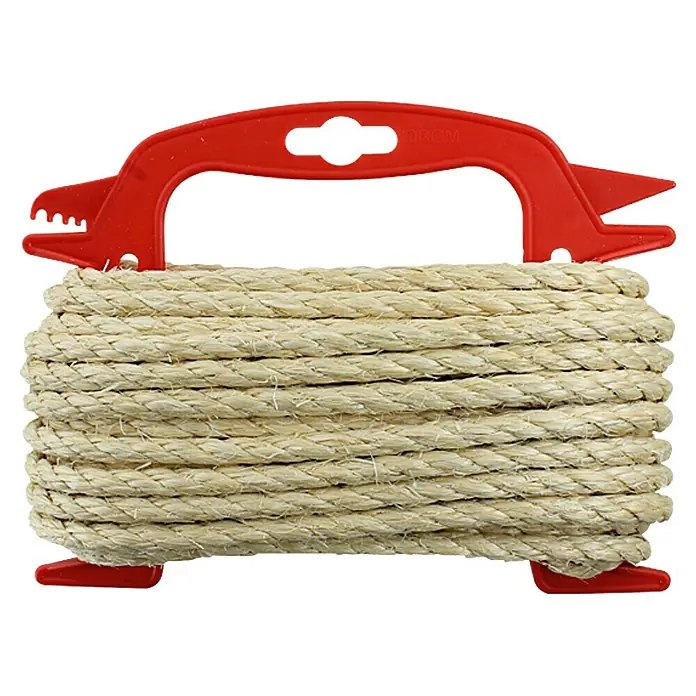 Stabilit Sisalseil - 8 mm x 10 m, 3-schäftig gedreht - Vorderansicht