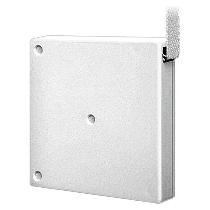 Schellenberg Aufschraubwickler Mini - 120 x 22 x 120 mm, Geeignet für: Rollladen-Mini-Systeme, Weiß - Vorderansicht