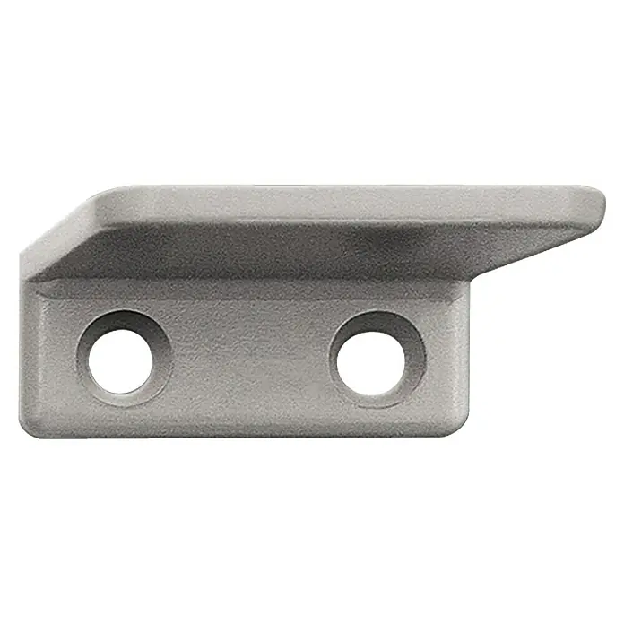 Schellenberg Anschlagwinkel - 38 x 31 x 15 mm, Grau, 2 Stk. - Vorderansicht