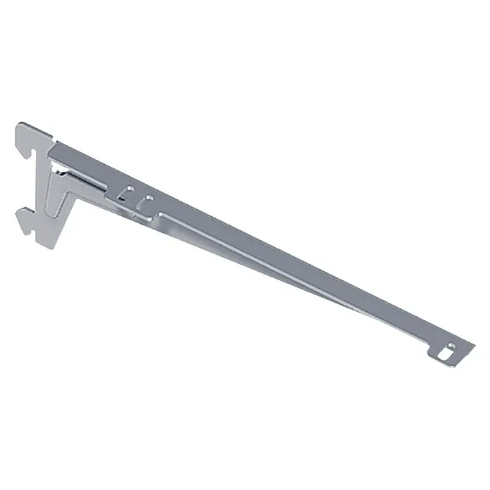 Element System Winkelträger - Länge: 38 cm, Weiß, Belastbarkeit: 55 kg, 1 Paar - Vorderansicht