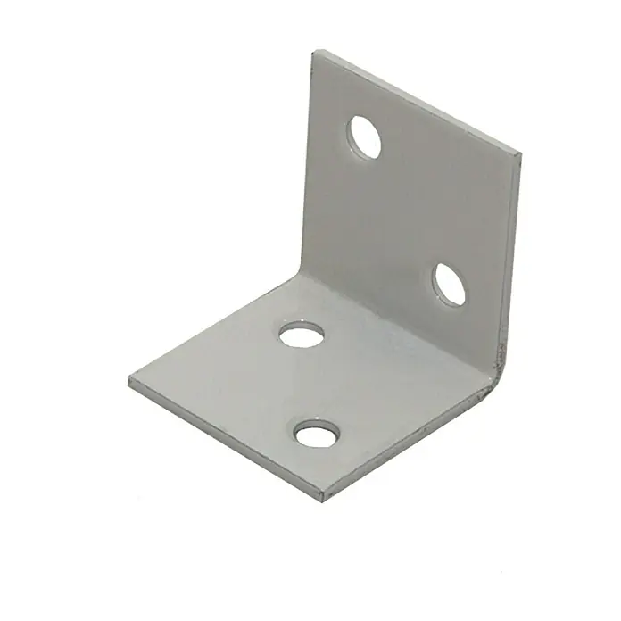 Stabilit Breitwinkel - 40 x 40 mm, Weiß, Stahl, 4 Löcher