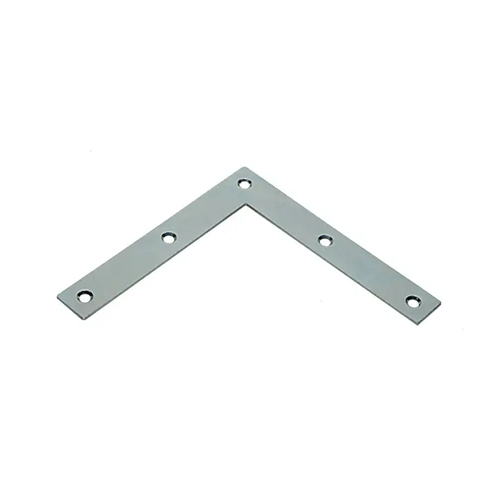 Stabilit Eckwinkel - 120 x 20 x 120 mm, Verzinkt, Silber