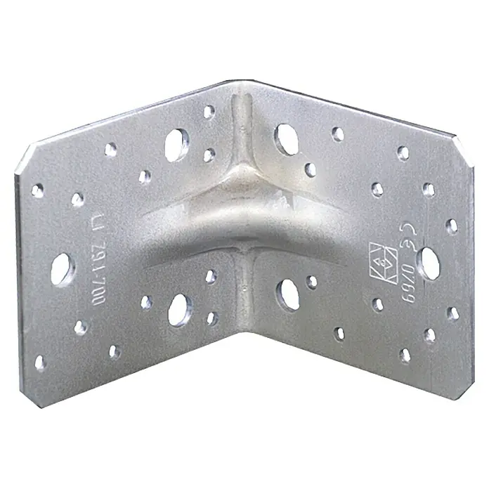 Stabilit Schwerlast-Winkelverbinder - 105 x 90 x 105 mm, Stahl, 1 Stk. - Vorderansicht
