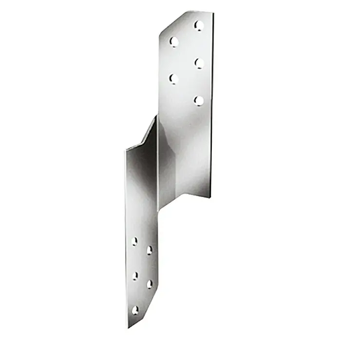 Stabilit Sparrenpfettenanker - Rechts, 10 Löcher, 1 Stk., Edelstahl, 33 x 33 x 170 mm