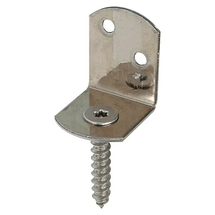 Flechtzaunbeschlag - 30 x 28 x 38 mm, Stahl, 20 Stk. - Rechte Seitenansicht