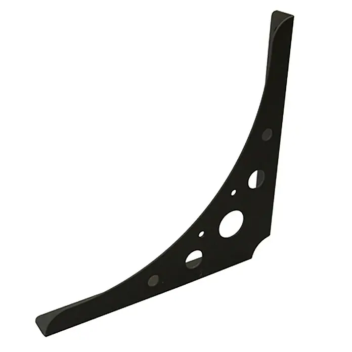 Stabilit Delta Line Nosač police - 300 x 24,5 x 300 mm, Opteretivost: 95 kg, Čelik, Mat čelik - Pogled sprijeda