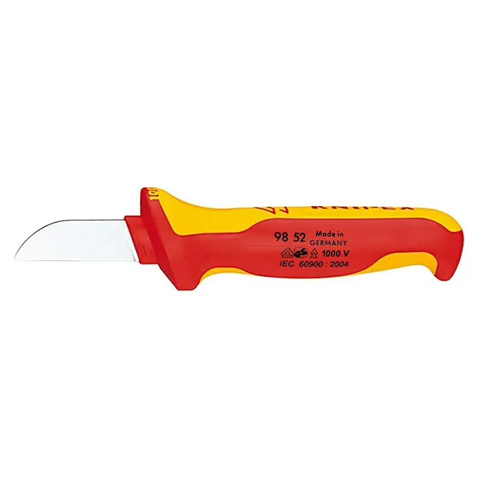 Knipex Kabelmesser - Schneide, Klingenlänge: 50 mm - Vorderansicht