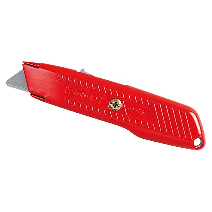 Stanley Cúter de seguridad Tipo 99 E - Retroceso automático de la hoja - Vista frontal