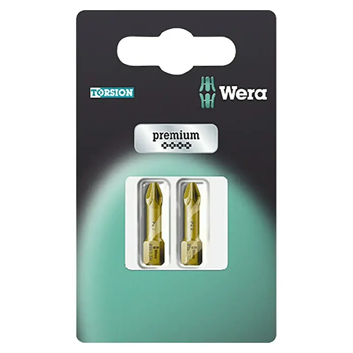 Wera Bit-Satz Premium 855/1 TH PZ - 3 -tlg., Kreuzschlitzschrauben Pozidriv