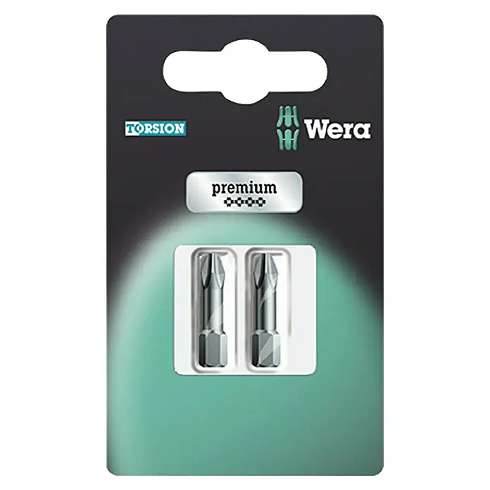 Wera Bit-Satz Premium 851/1 TZ PH - 3 -tlg., Kreuzschlitzschrauben Phillips
