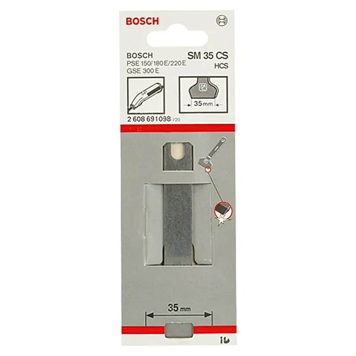 Bosch Schabermesser SM 35 CS Teppich - Breite: 35 mm - Vorderansicht
