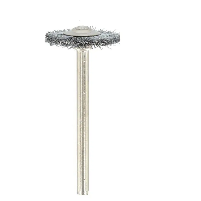 Dremel Drahtbürste Mod. 428 - Kopfform: Scheibe, 19 mm, 2 Stk. - Vorderansicht