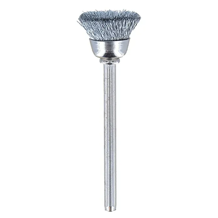 Dremel Drahtbürste Mod. 442 - Kopfform: Topf, 13 mm, 2 Stk. - Vorderansicht