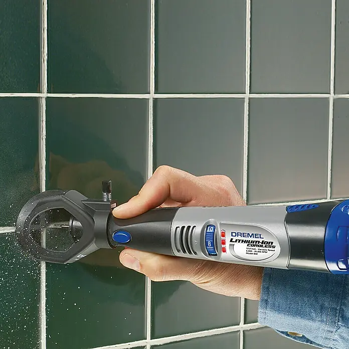 Dremel Fugenfräser Mod. 570 - Arbeitsdurchmesser: 3,2 mm, Hartmetall - Anwendungsbeispiel