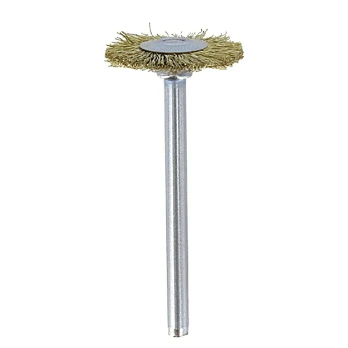 Dremel Cepillo de latón Mod. 535 - Forma cabezal: Disco, 19 mm, 2 ud. - Vista frontal